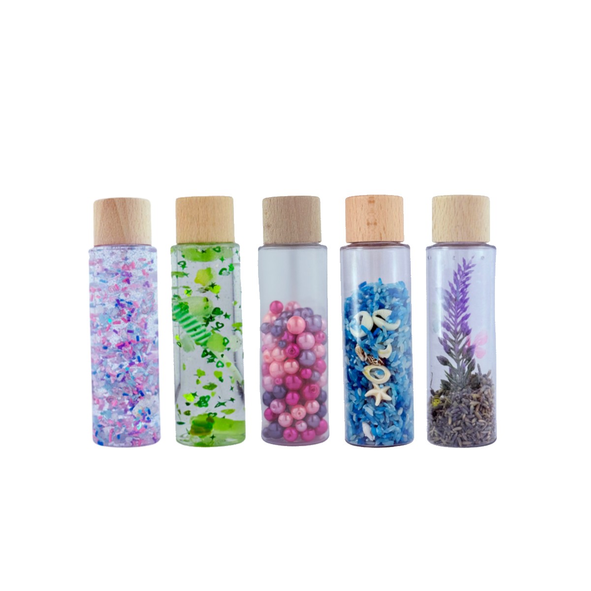 Bouteilles multisensorielles - lot de 5