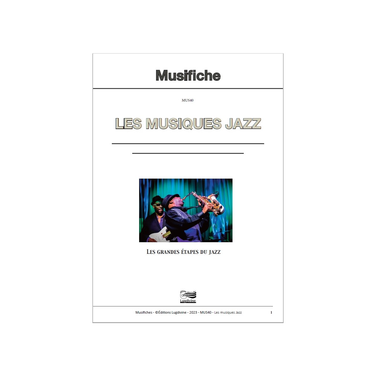 Musifiche : Les musiques jazz
