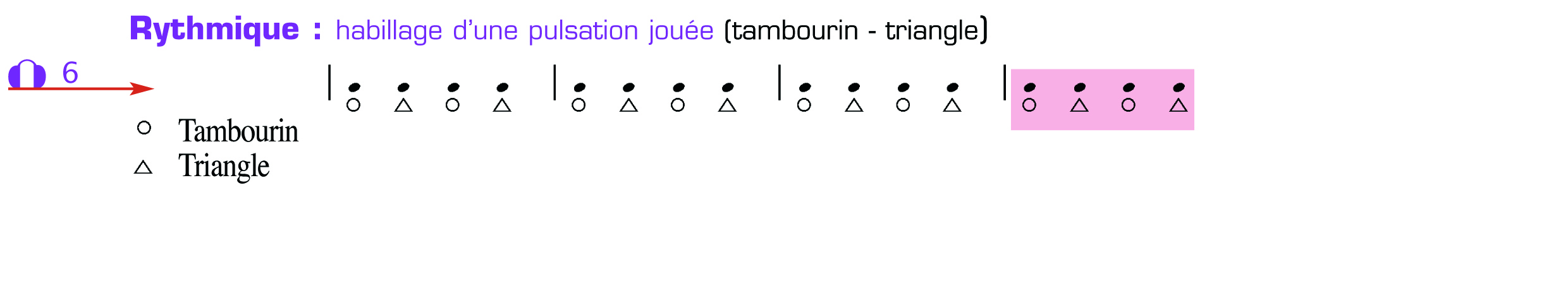 6 Tambourin Triangle
