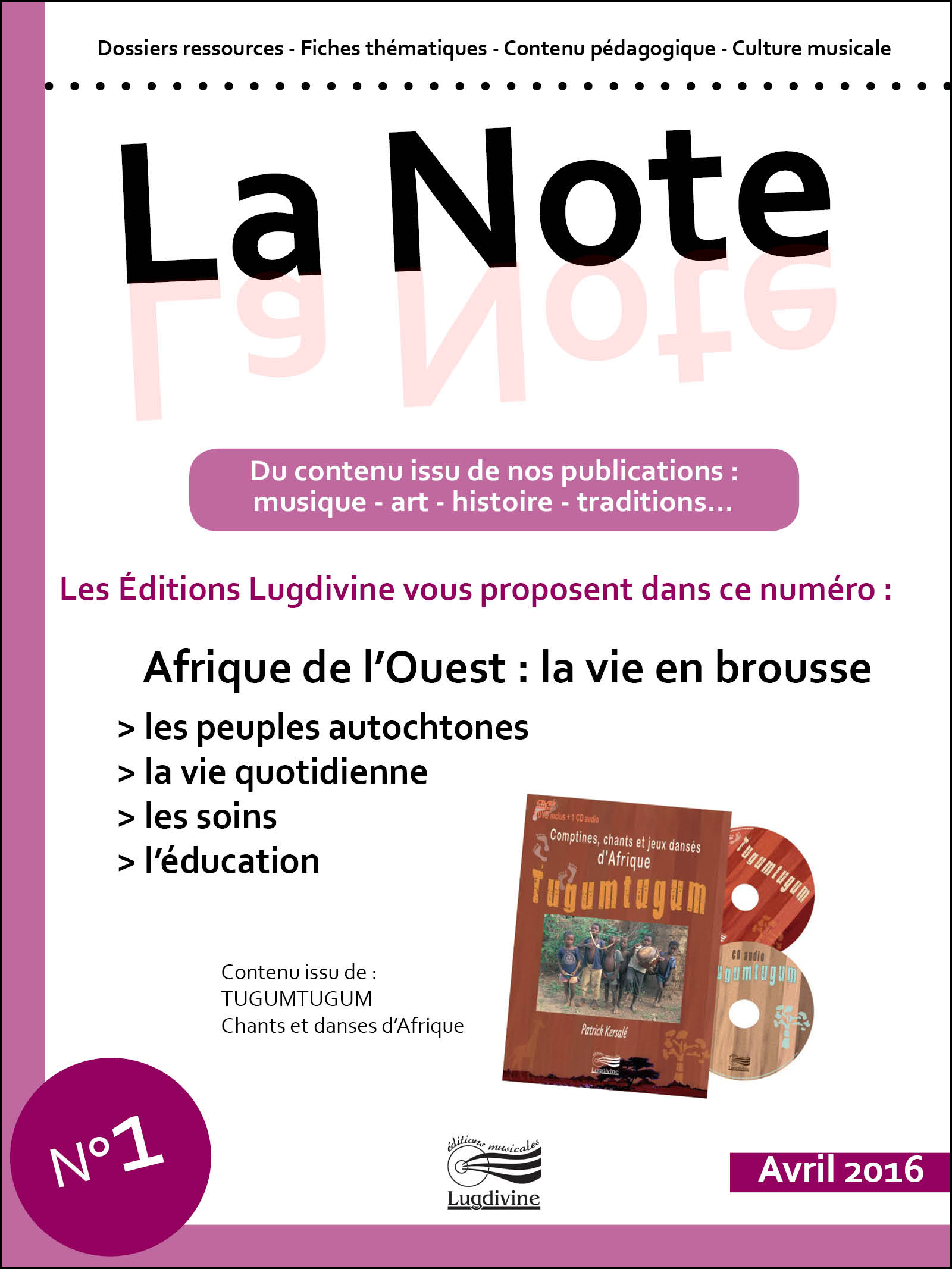 la note   avril 2016