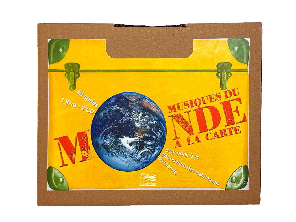 Coffret Cadeau Sur La Feuille De Musique Concept De La Journée Mondiale De  La Musique Carte Des Musiques Du Monde