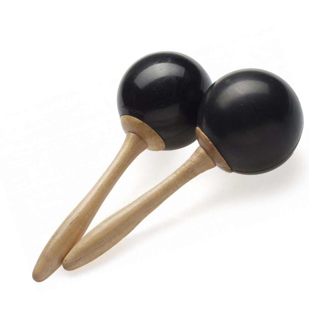 Maracas en bois peint  (la paire)