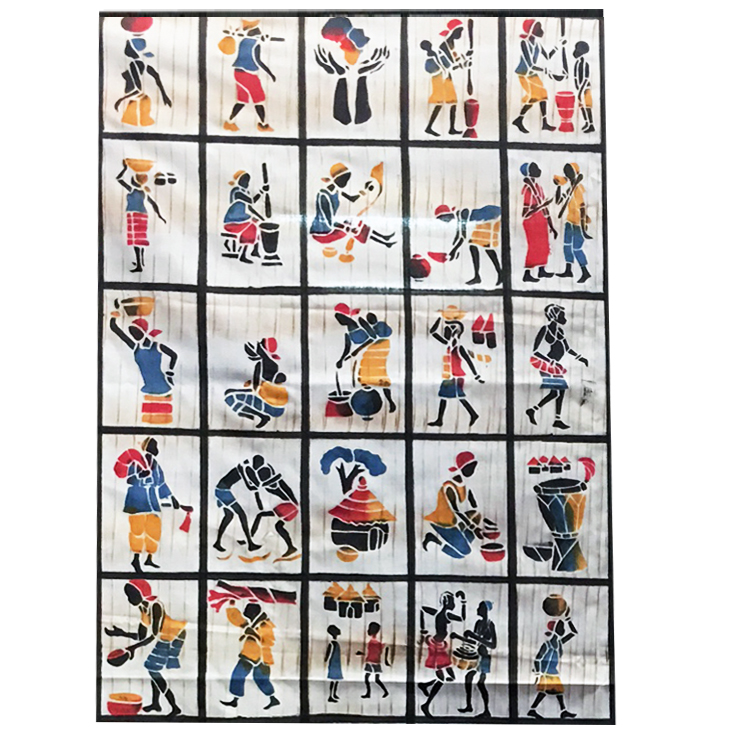 25 Batiks à découper