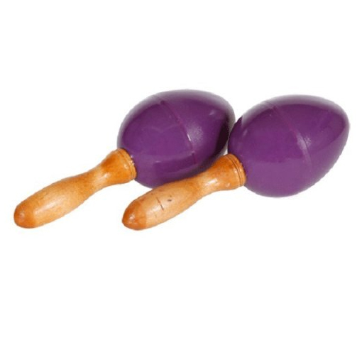 Maracas en plastique petit modèle (la paire)