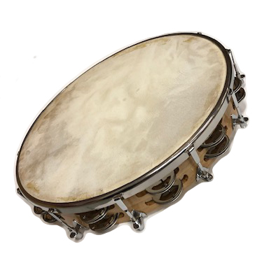 Tambourin ø 30 cm avec cymbalettes