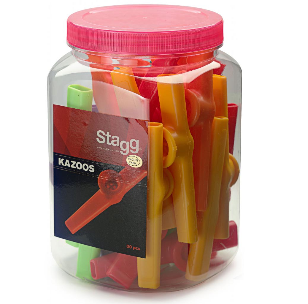 25 Pack Instruments de Musique Kazoos en plastique avec