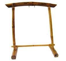 Portique en bambou pour gong ou tam-tam pour ø 70 cm