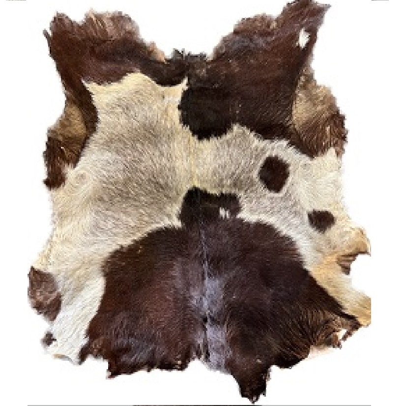 Peau de chèvre entière avec poil