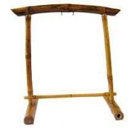 Portique en bambou pour gong ou tam-tam pour ø 60 cm